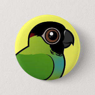 Nanday Conure 2 Inch Round Button