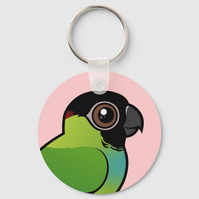 Nanday Conure Keychain (Front)