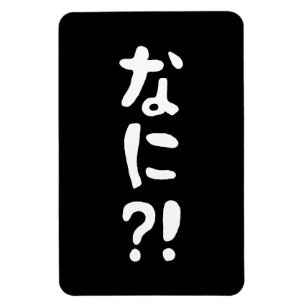Nani?! なに?! What?! Japanese Nihongo Language Magnet