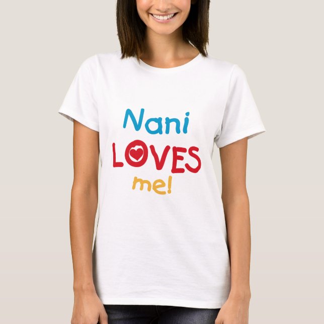Nani aime mes t-shirts et cadeaux (Devant)