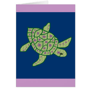 Nani Honu (Beautiful sea turtle) blank card