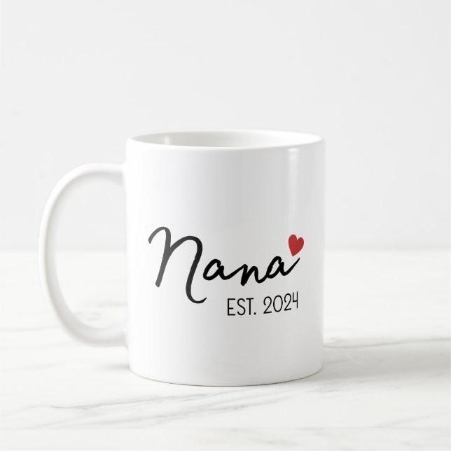 Nani Nana Est 2024 Mug Set, Nouveau Grand-Parent I (Gauche)