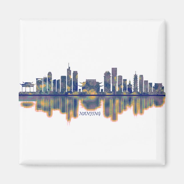 Nanjing Skyline Magnet (Front)