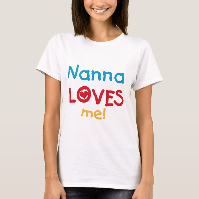 Nanna aime mes t-shirts et cadeaux (Devant)