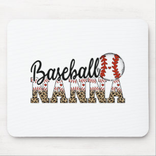 Nanna Women Ballpark Nanna Baseball Mom Mothers Da Mouse Pad