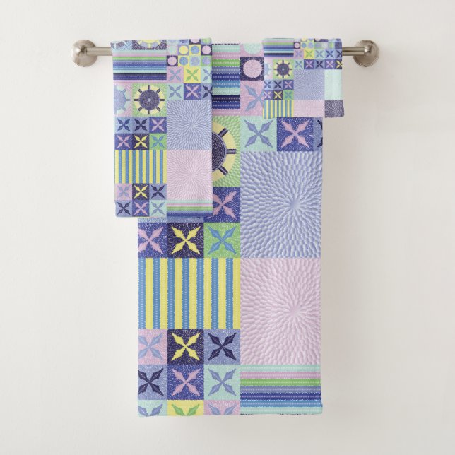 Nanna's Pretty Faux Knit Crochet Blanket Motif (En situation)