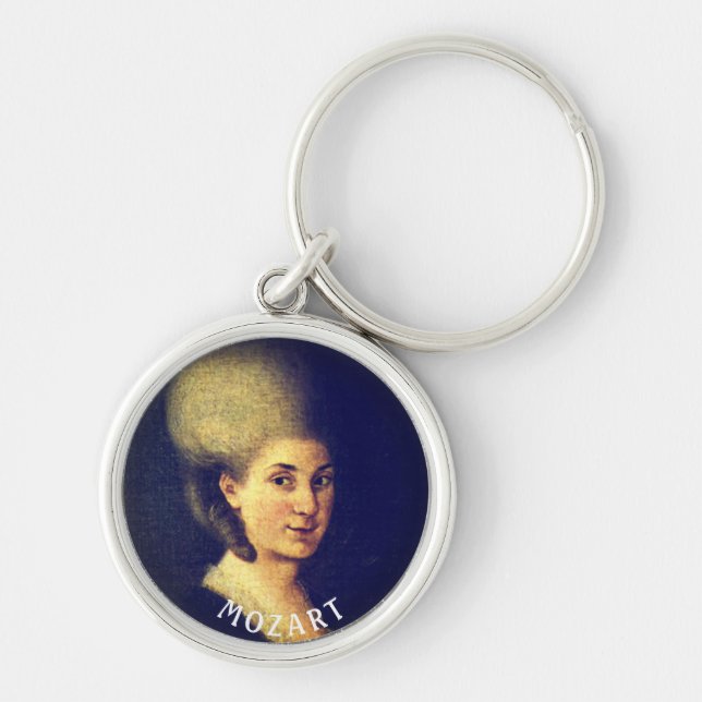 Nannerl Mozart Keychain (Front)