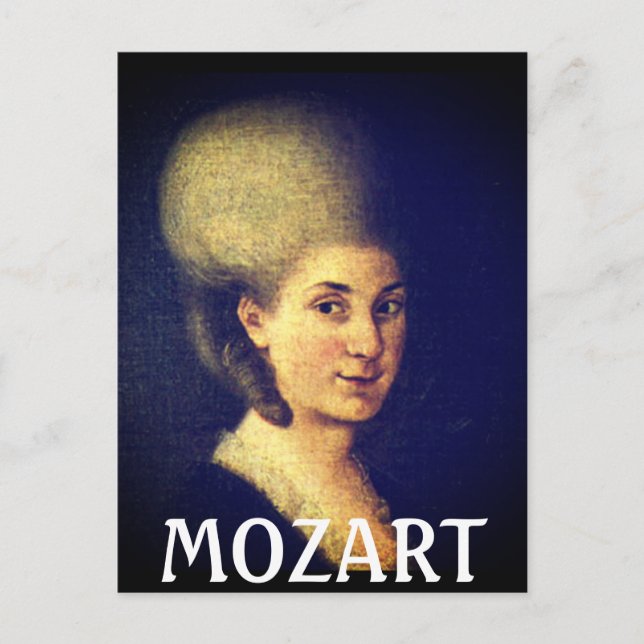 Nannerl Mozart Postcard (Front)