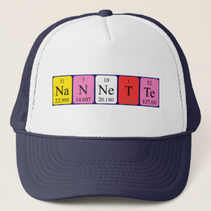 Nannette periodic table name hat
