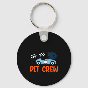 Nannie T Crew Race Car Family Matching Birthday Keychain