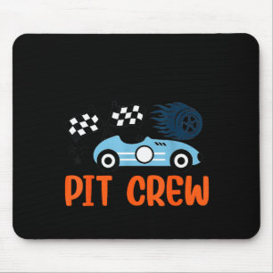 Nannie T Crew Race Car Family Matching Birthday  Mouse Pad
