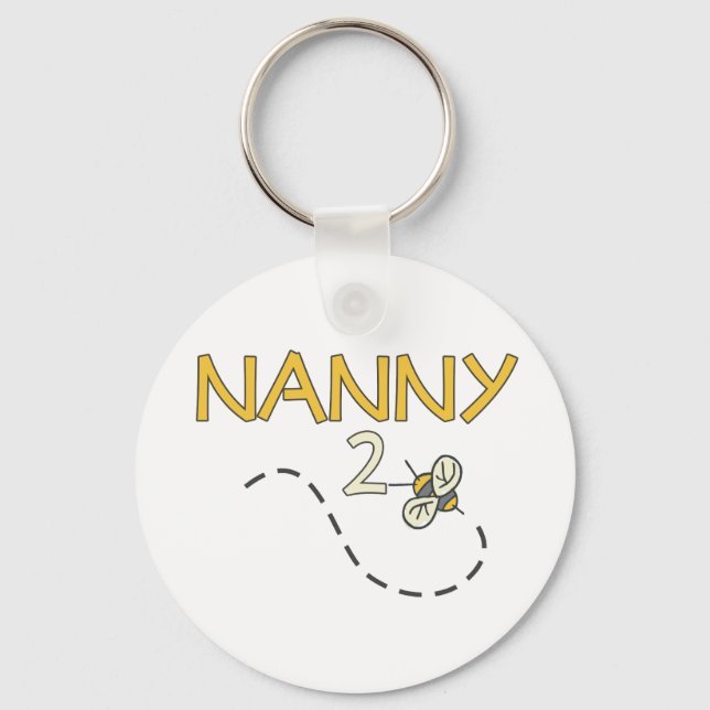 Nanny 2 Bee Keychain (Front)