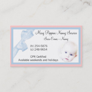 Nanny Business Card