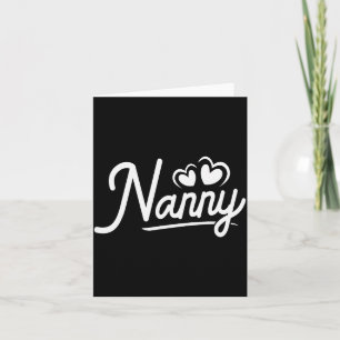 Nanny From Granhildren Nanny Shirts For Women Nann Card