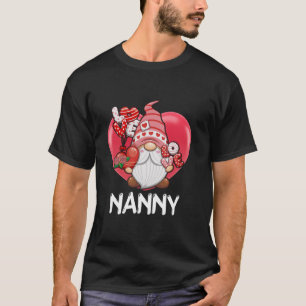 Nanny Gnome Valentine Family Matching Valentine s T-Shirt