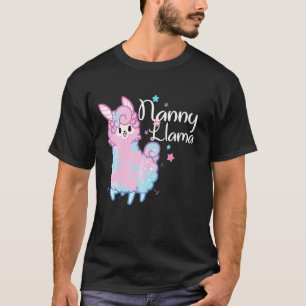 Nanny Llama Matching Family Christmas Pyjamas T-Shirt
