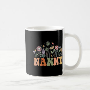 Nanny Wildflower Floral Birthday Baby Shower New N Coffee Mug