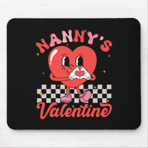 Nanny's Valentine Happy Valentines Day Boy Girl Ki Mouse Pad