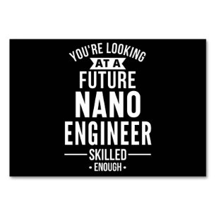 NANO engineer gift Table Number