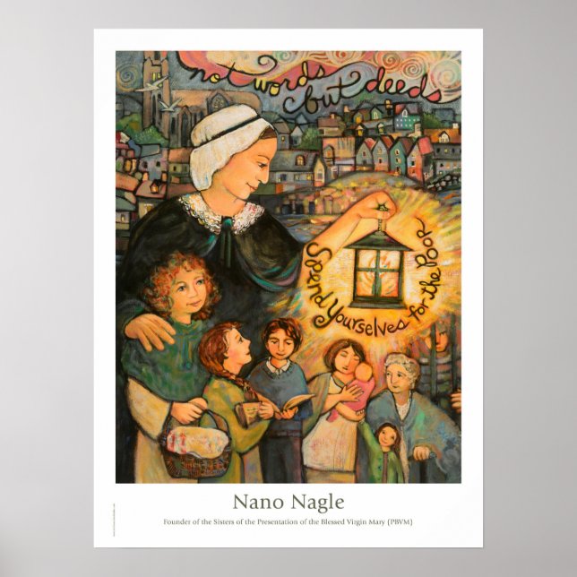 Nano Nagle, poster du fondateur de la présentation (Devant)