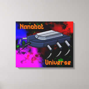 Nanobot Universe Canvas Print