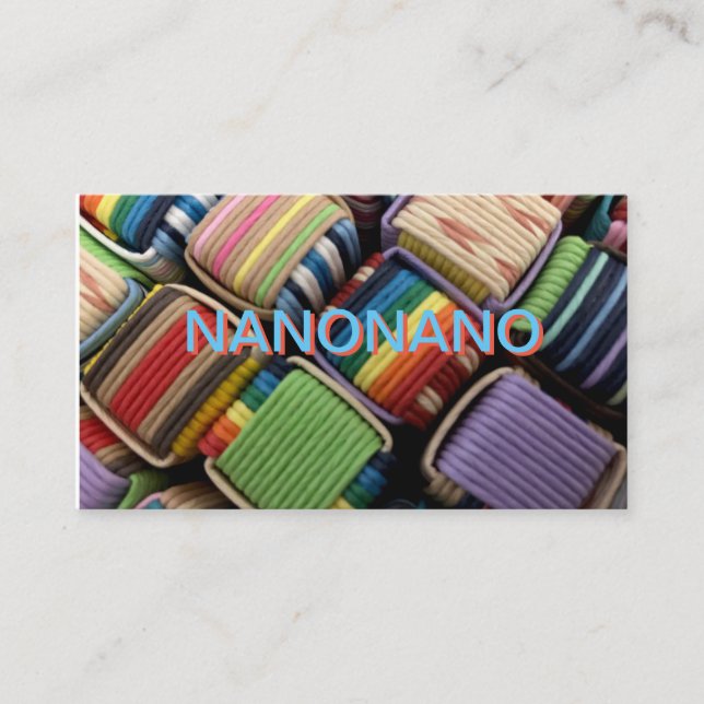 nanonano business card (Front)