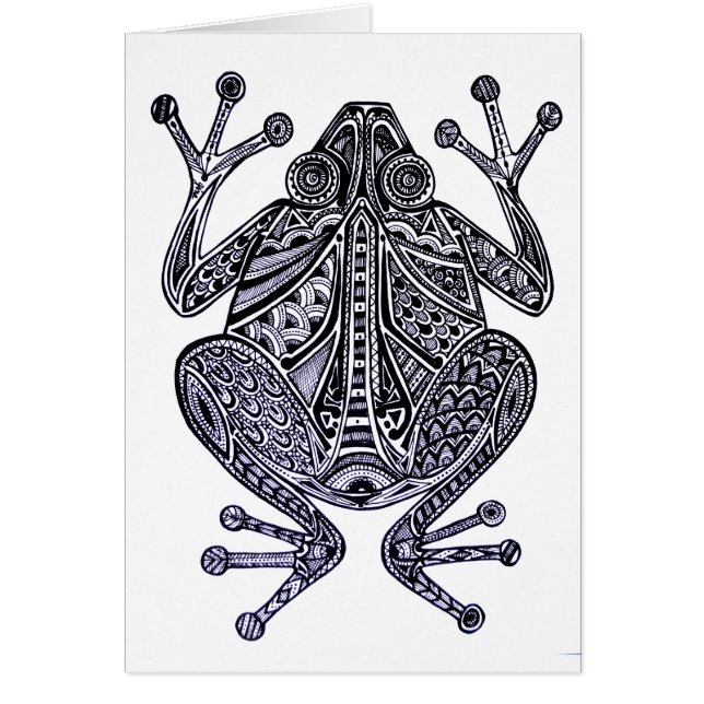 Nanook the Frog Blank Card (Front)