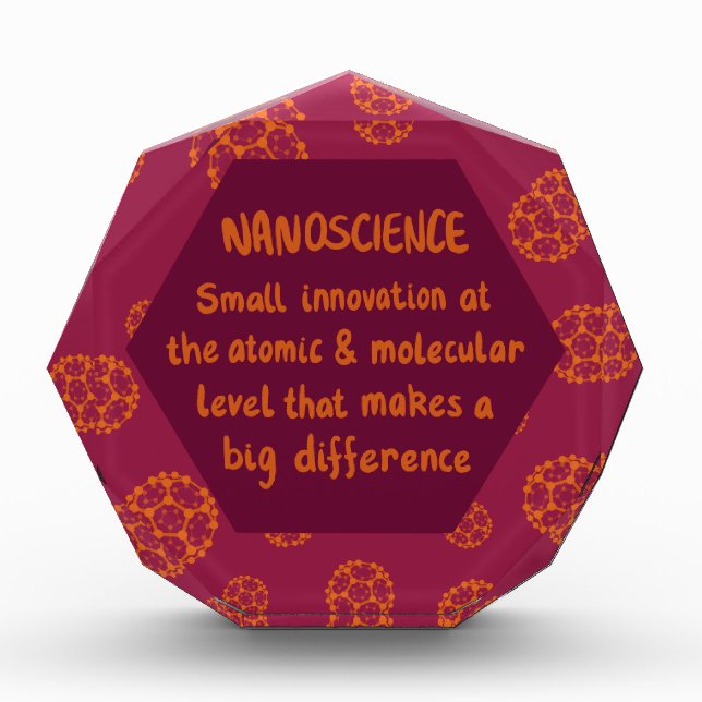 Nanoscience Fullerene Photo Block (Front)