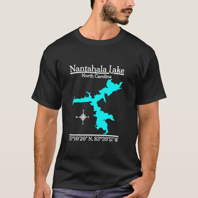 Nantahala Lake North Carolina Long Sleeve T Shirt (Front)