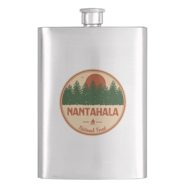Nantahala National Forest Hip Flask (Front)