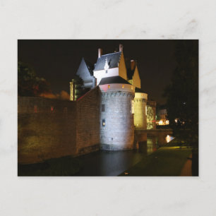 Nantes castle postcard