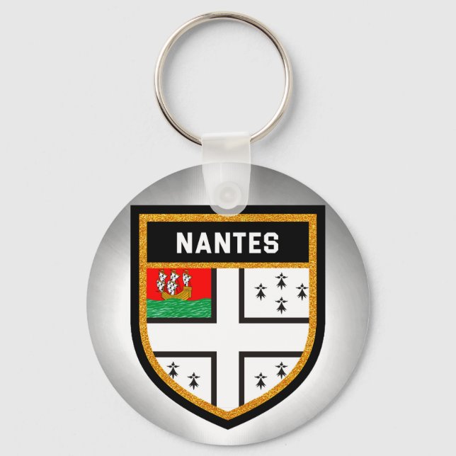 Nantes Flag Keychain (Front)