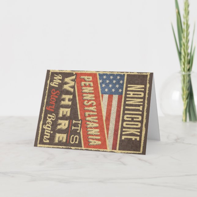Nanticoke Pennsylvania Card (Front)