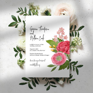 Nantucket Bouquet Faire-part de mariage