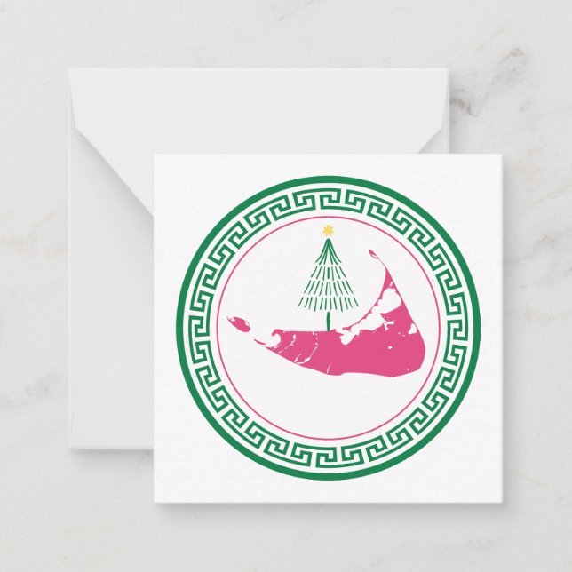 Nantucket Christmas w Tree Card (Front)