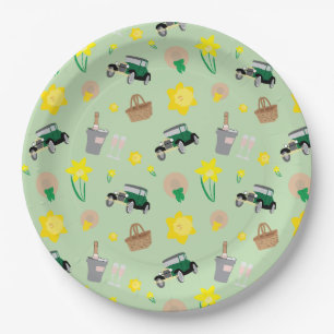 Nantucket Daffodil Weekend Paper Plates