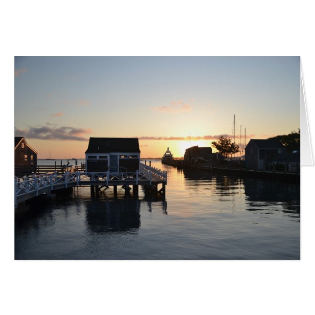 Nantucket Harbour Card (Front Horizontal)