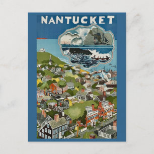 Nantucket Island Landscape Postcard