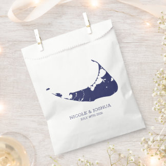 Nantucket Island Wedding Nantucket Navy Favour Bag
