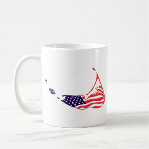 Nantucket MA - Map Design. Coffee Mug