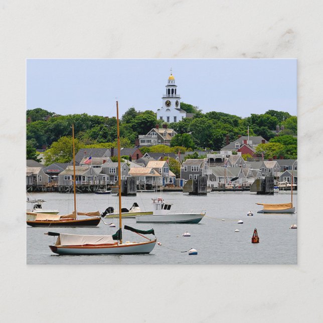 Nantucket Massachusetts,  Cape Cod  Post Card (Front)