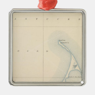 Nantucket, Massachusetts Metal Ornament