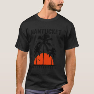 Nantucket Massachusetts Surfing Surfboarding T-Shirt