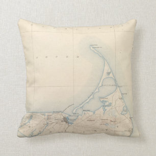 Nantucket, Massachusetts Throw Pillow