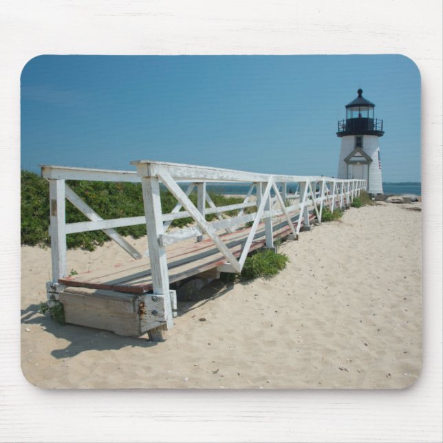 Nantucket. Old Wooden Lighthouse Mouse Pad (Front)