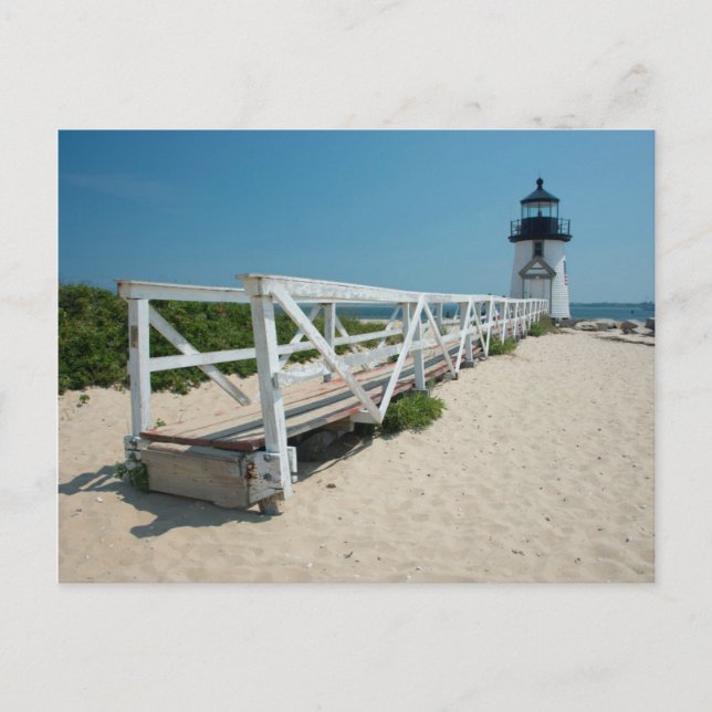 Nantucket. Old Wooden Lighthouse Postcard (Front)