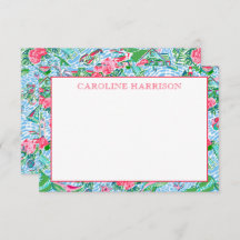 Nantucket Preppy Palm Beach Pattern Monogrammed