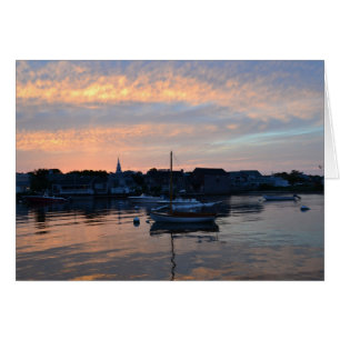 Nantucket sunset Card