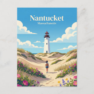 Nantucket USA Postcard