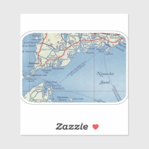 Nantucket Vintage Map